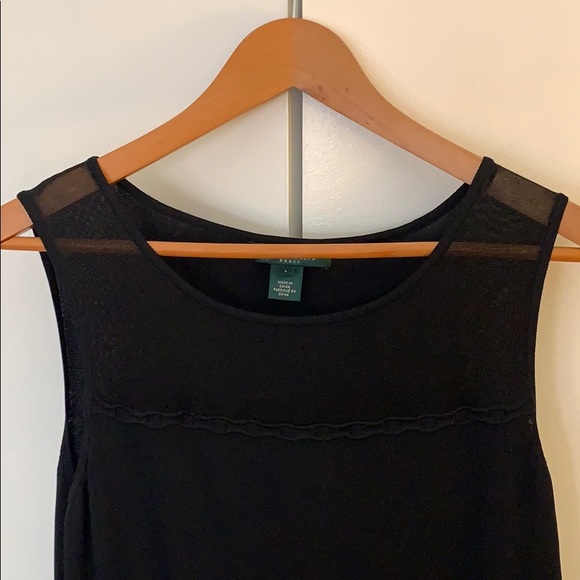 Lauren by Ralph Lauren Black Flounce Dress - Picture 2 of 3